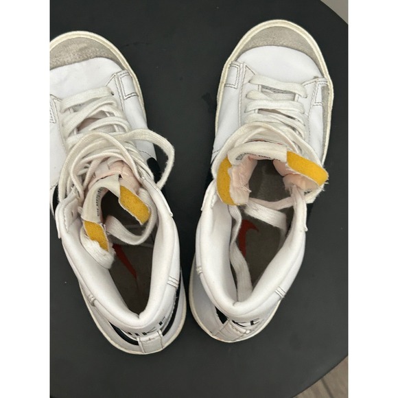 Nike Blazer Mid 77 Vintage Women\'s 5.5 White Black CZ1055-100 High Top Sneaker